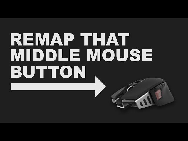 Corsair Middle Mouse Button (M65) Remap - ICUE