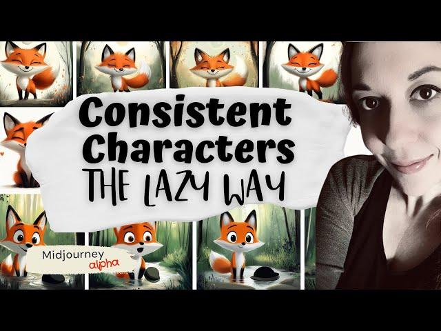 How To Create Consistent Characters in Midjourney ALPHA - The LAZY Way!