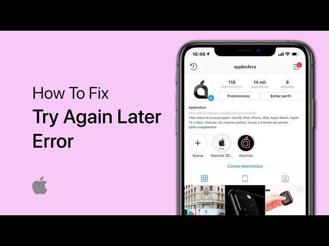 Instagram - How To Fix “Try Again Later” Error on iPhone