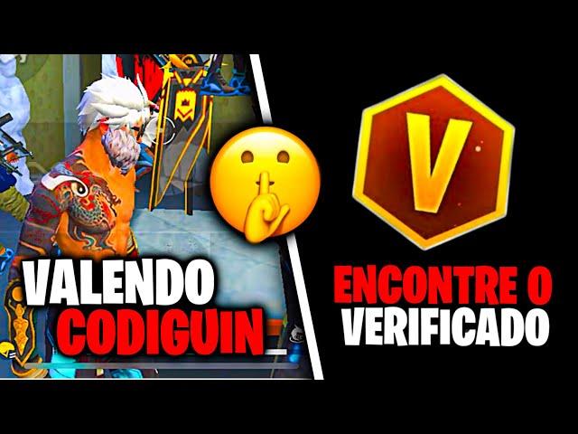 O Primeiro Que Encontrar o Verificado Ganha Um Codiguin No Free Fire! ( Não Acreditei kkkkkk ) 