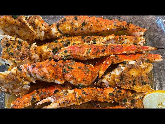 The BEST King Crab Recipe | Garlic Butter Sauce | How To Make King Crab