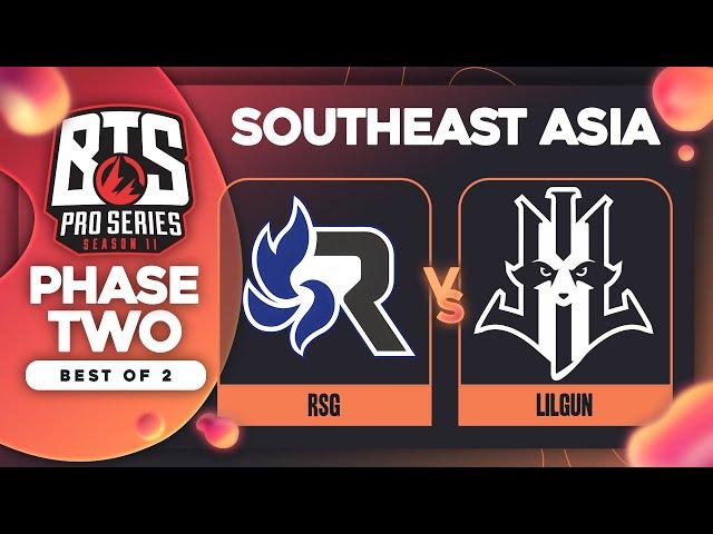 RSG vs Lilgun Game 1 - BTS Pro Series 11 SEA: Groups w/ Ares & Danog