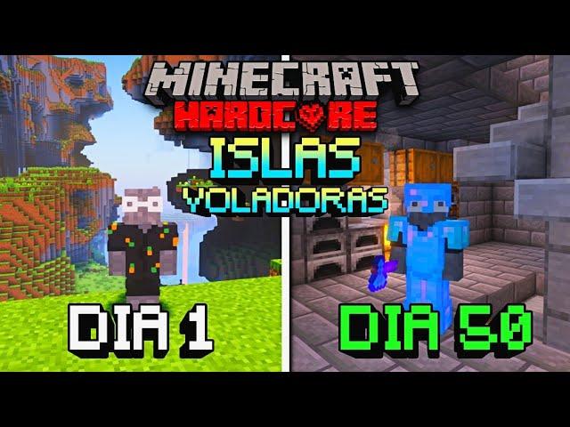 SOBREVIVÍ 100 Días en ISLAS VOLADORAS en Minecraft HARDCORE... Parte 1