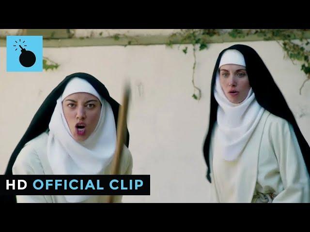 The Little Hours | Official Clip #1 - Alison Brie & Aubrey Plaza Berate Dave Franco