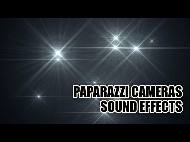 Paparazzi Camera Sound Effects  Camera Sounds