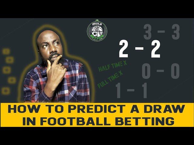 The secret football draw betting strategy