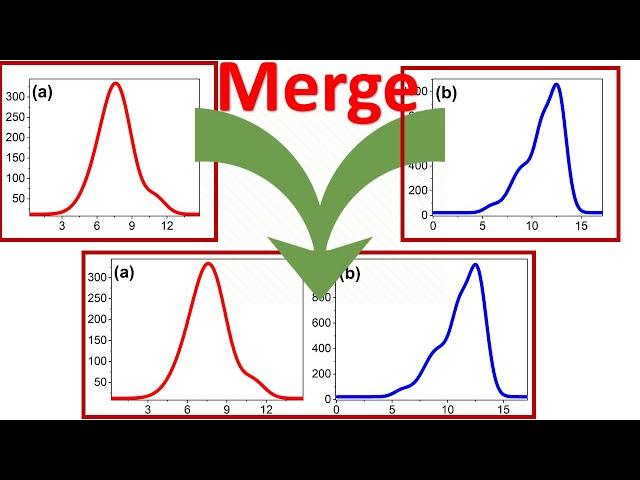 How to merge multiple graphs in origin