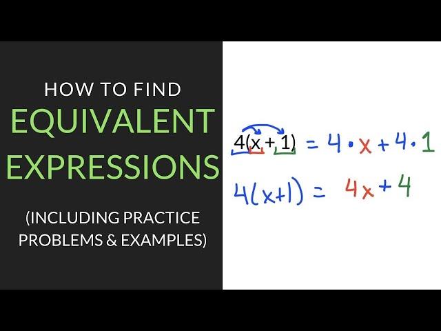 Equivalent Expressions | 6th Grade | Mathcation.com