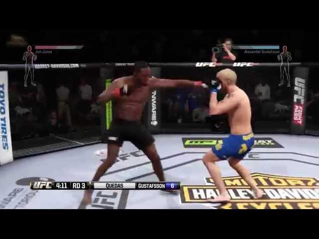 EA Sports UFC DEMO "PARA QUEM QUER VER SANGUE + CLINCH" HD