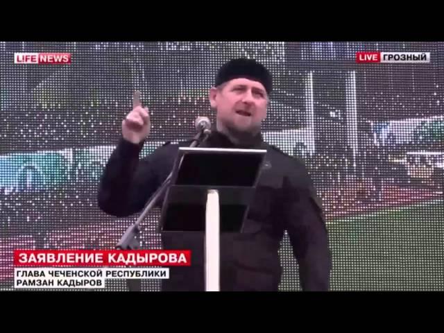 Ramzan Kadyrov - Glory to Russia and Putin!