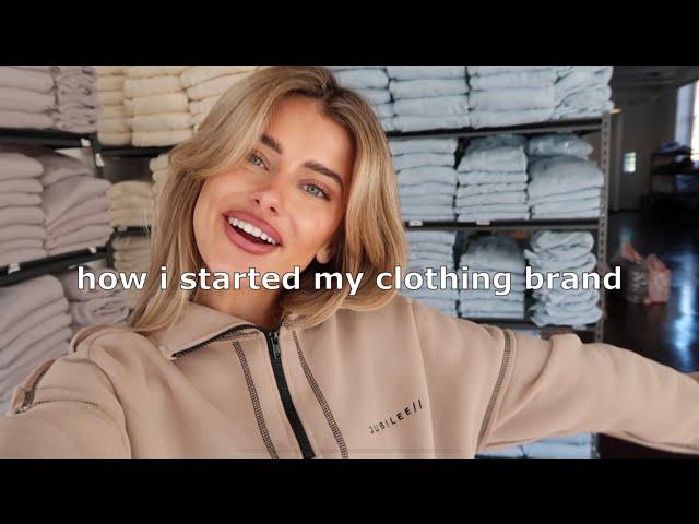 How I started my clothing brand Q&A, tips + warehouse tour