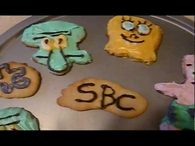 SpongeBob Sugar Cookies!