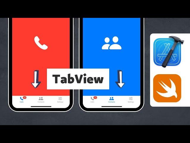 How to create a Bottom Navigation Bar with TabView in Xcode (SwiftUI / iOS)