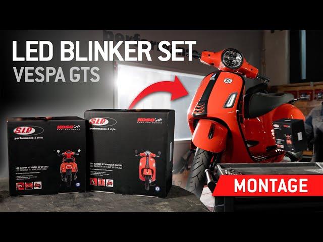 LED Indicator Kit front & rear MOUNTING for VESPA GTS | SIP X KOSO