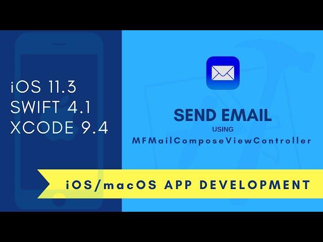 iOS Beginner: Send Email using MFMailComposer (Swift 4 + Xcode9)