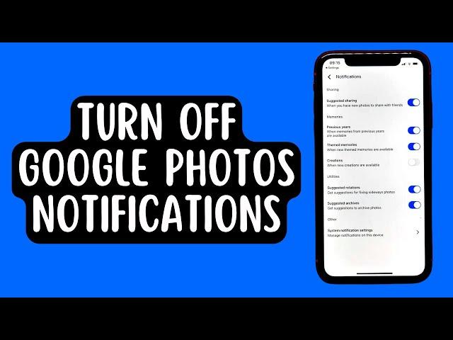 How To Turn Off Google Photos Memories Notifications on iPhone [2022] Works on iPhone 13