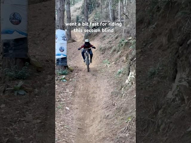 Anna said she’d take a video of this chute, so I just went for it #dh #mtb #downhill #zerode #ride