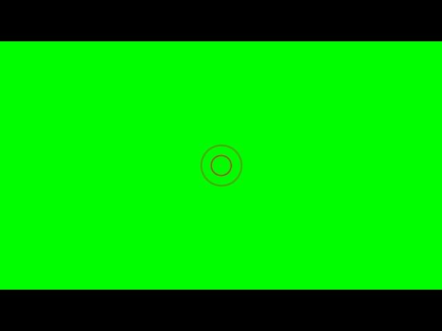 Radio Wave Circle Red Location Pointer Green Screen Chroma Key HD 1080P