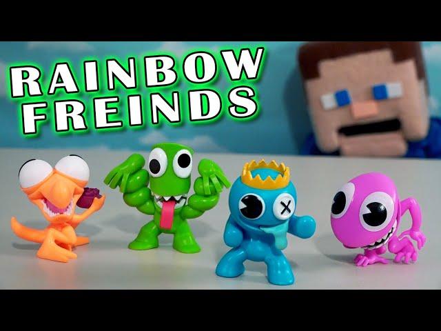 Rainbow Friends Official Toys!! Phat Mojo 4 Pack! Puppet Steve