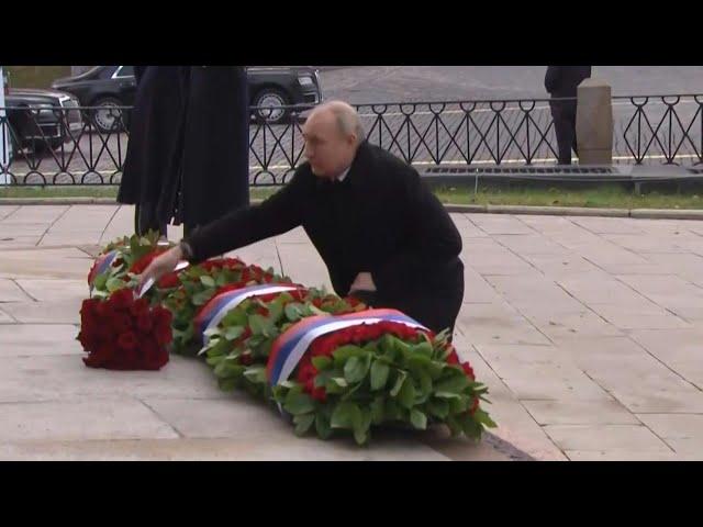 President Putin lays flowers on Red Square for national Unity Day | AFP