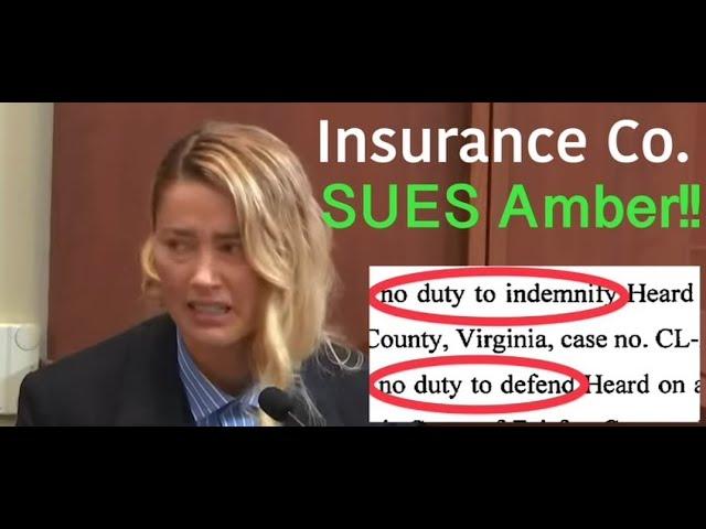 Amber Heard’s Insurance Company TURNS ON Her!  BOMBSHELL New Lawsuit!  | Lawyer Reacts