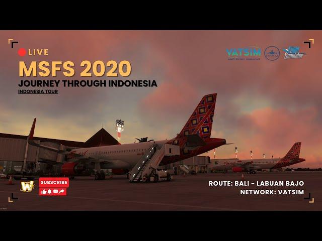 Flight Simulator Indonesia | MSFS 2020 | Bali to Labuan Bajo