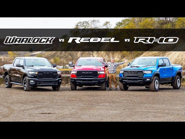 New 2025 Ram RHO vs Ram Rebel vs Ram Warlock: My Favorite Truck Is...