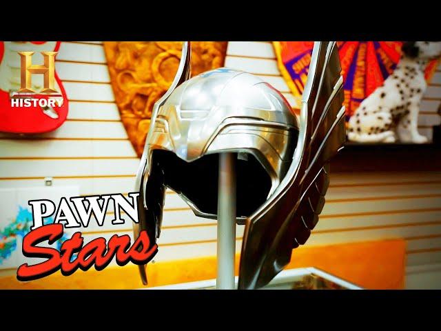 Pawn Stars: EARTH SHATTERING PRICE for Thor’s Hammer & Helmet (Season 18) | History