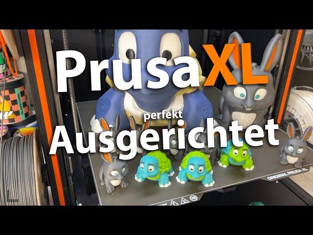 Prusa XL 5 Tool manuell Ausgerichtet