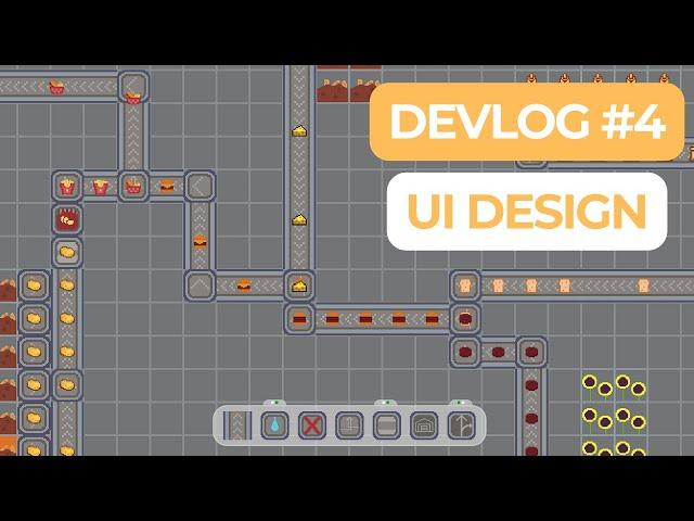 Adding a UI to my Factory Automation Game! - Devlog #4
