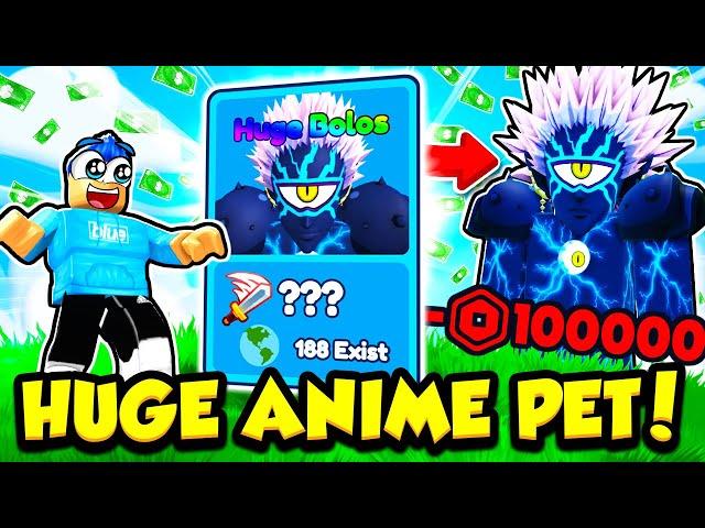 I Spent 100,000 ROBUX TO HATCH THIS HUGE ANIME PET!