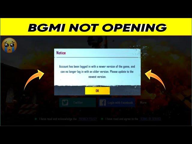 BGMI DEADAccount Has Been Logged in with a Newer Version of the Game BGMI News ||