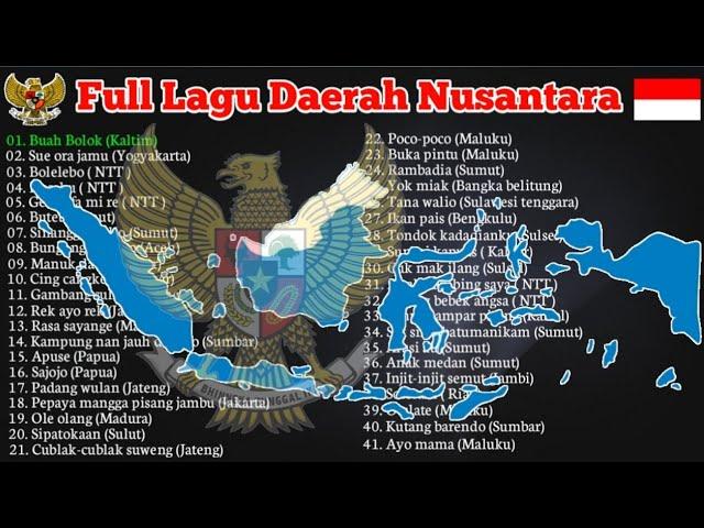 FULL LAGU DAERAH INDONESIA TERBAIK SEPANJANG MASA