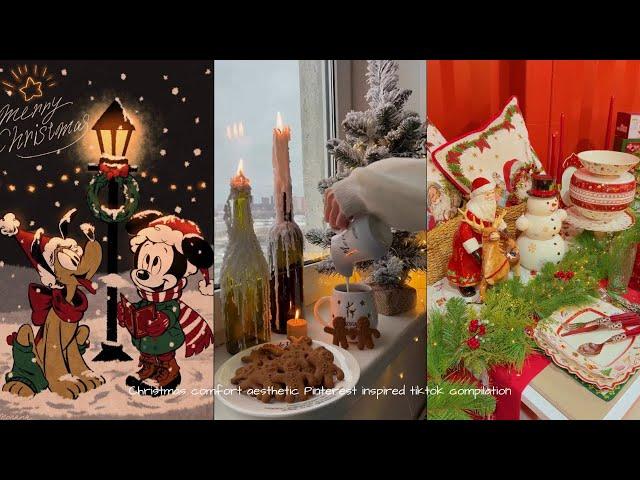 Christmas aesthetic Pinterest inspired  | Tiktok compilation