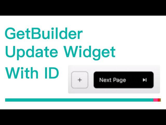 Flutter Getx GetBuilder With ID | Just Update A Certain Widget