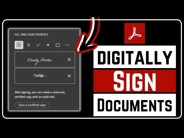 How to Digitally Sign PDFs with Adobe Acrobat