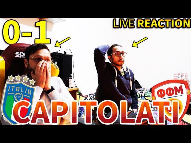 CAPITOLATI... ITALIA-MACEDONIA 0-1 [LIVE REACTION]