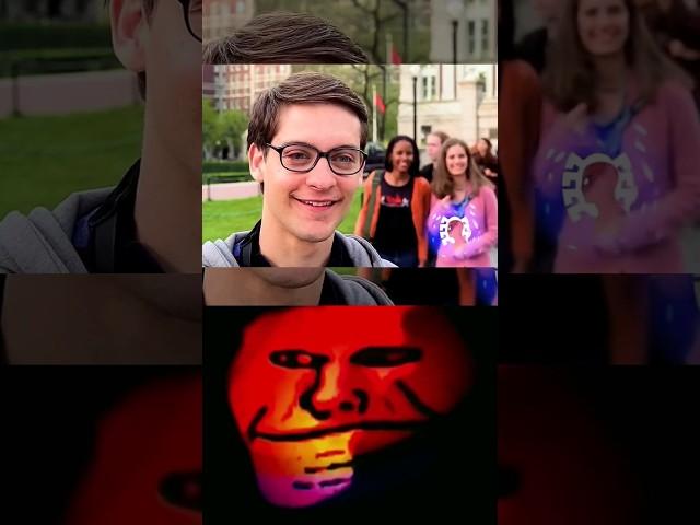 Spiderman Peter Parker Trollface  credit :@Erissu  trollface meme #subscribe #youtubeshorts