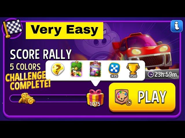 5 Colors Ramp up Score Rally | Solo Challenge Score Rally | Match Masters