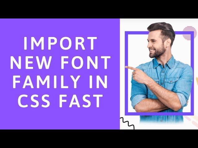 How to use google font in css I import new font family in css from google