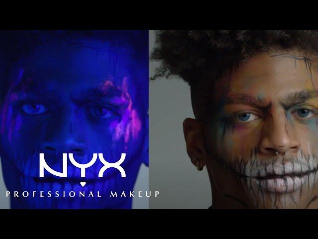 Easy Halloween Makeup Look TOPSY TURVY Tutorial #wonderlandafterdark @JAKOBEJAY | NYX Cosmetics