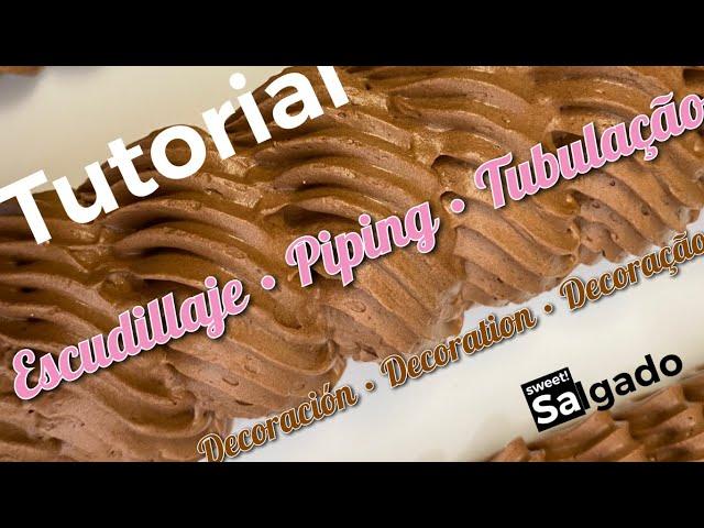 TUTORIAL DECO LINK - ENLACE     #pastrybag #piping #pastry