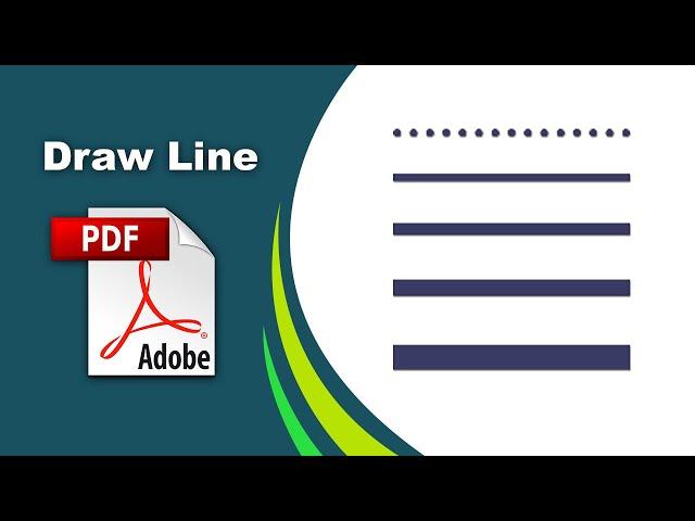 How to draw a line in a pdf document (Comment) using Adobe Acrobat Pro DC