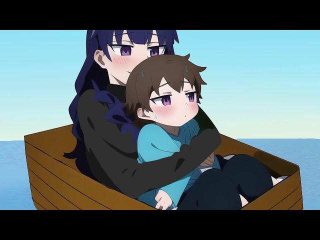 In the boat with the endergirl(Minecraft anime 13)