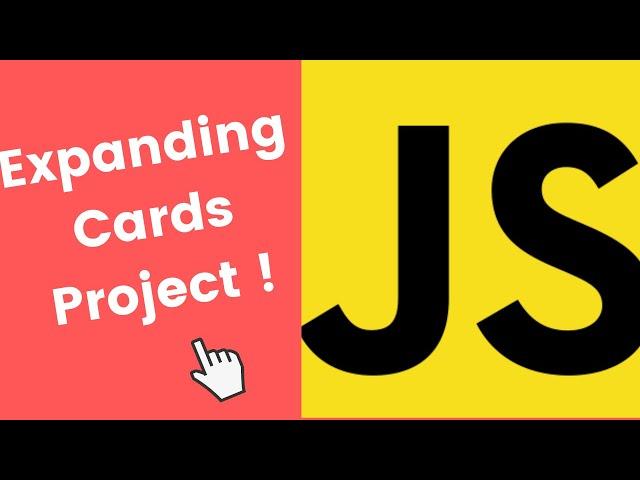 How to make Expanding Cards Project with Vanilla Javascript |HTML CSS Javascript tutorial