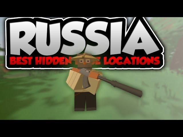 UNTURNED RUSSIA MAP -  BEST SECRET PLACES TO BUILD A BASE