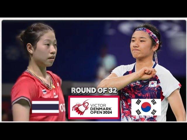 Pornpicha CHOEIKEEWONG vs AN Se Young | Denmark Open 2024 Badminton