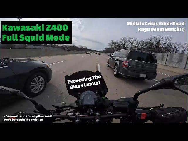 Why Do other Drivers/Riders HATE Smaller Bikes? | Ninja 400/Z400 Highway POV (So You don't have to)