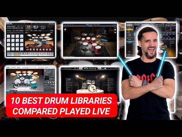 Don’t buy a DRUM VST before watching this! 10 Best Drum libraries played live!