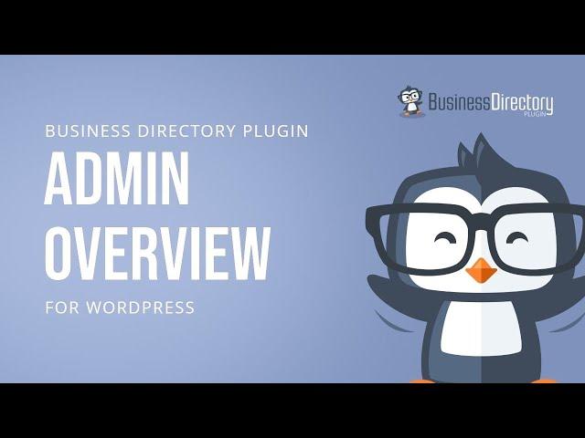 Admin Overview for Business Directory Plugin 2021